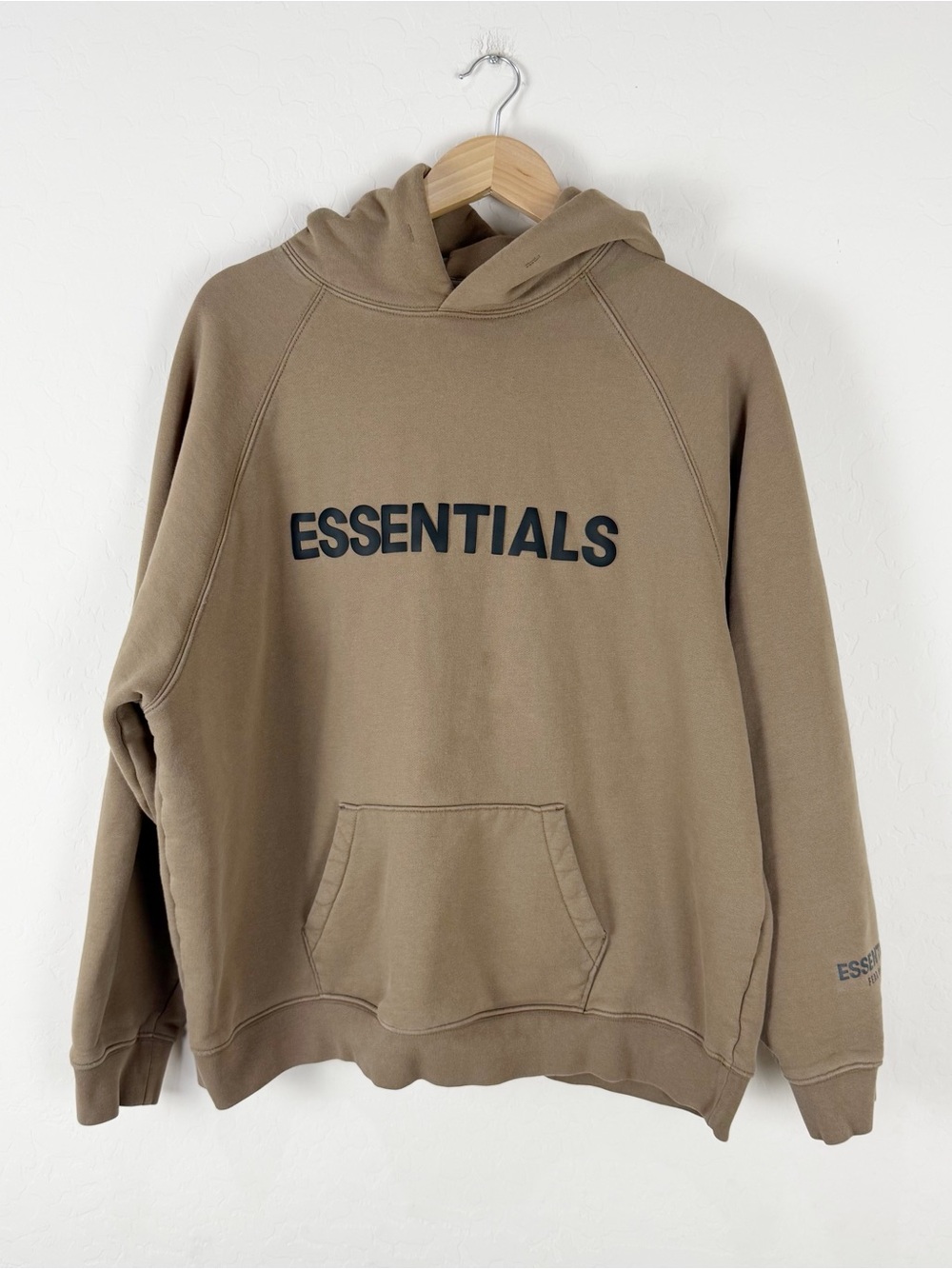 Essentials Fear of God Tan Pullover Hoodie